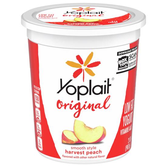 Yoplait Original Low Fat Harvest Peach Yogurt