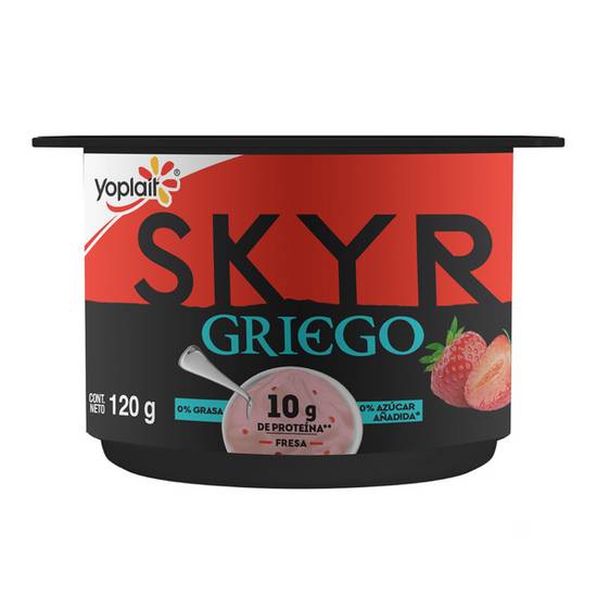 Yoplait yogurt skyr griego sabor fresa (vaso 120 g)