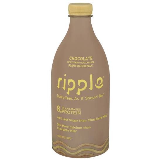 Ripple Dairy-Free Plant-Based Chocolate Milk (48 fl oz)