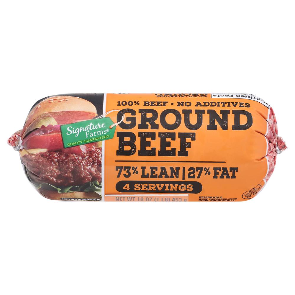 Signature Farms 73% Lean 27% Fat Ground Beef