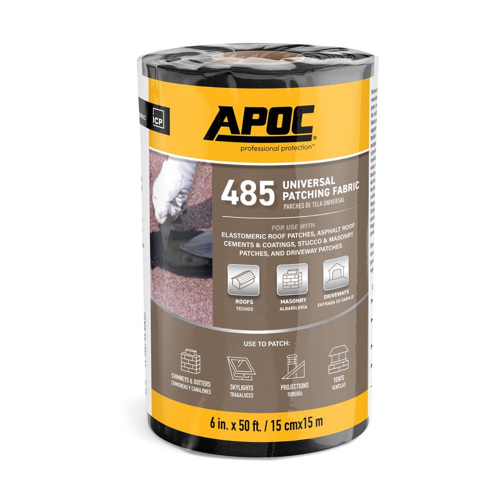 APOC 6-in W x 50-ft L Coated Glass Roof Fabric | AP-4856-12