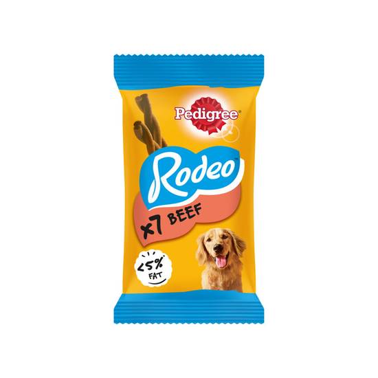 Pedigree Rodeo Adult Dog Treats Beef 7 Sticks 123g