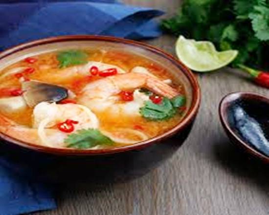 Tom yum soup - prawns (500ml)