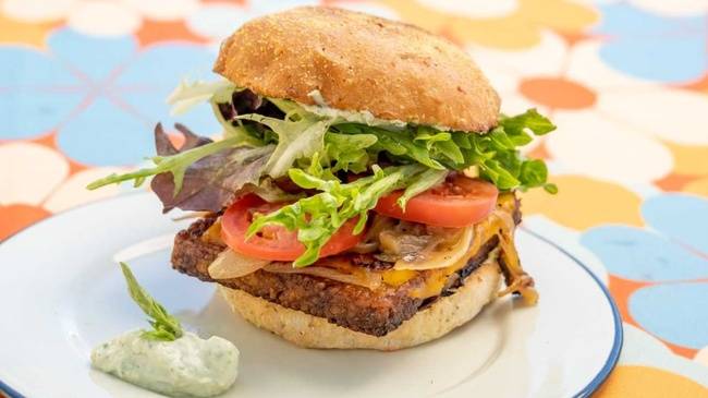 Caprese Tempeh Burger