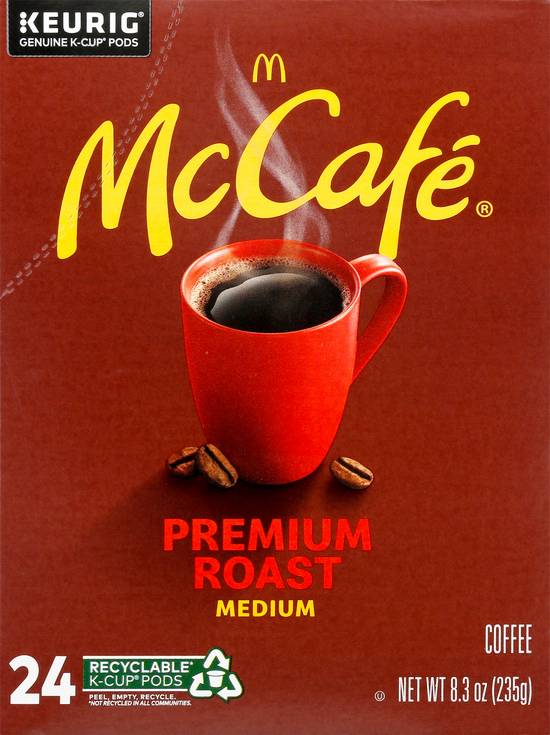 Mccafé Premium Roast Medium Arabica Coffee K-Cup Pods (24 ct)