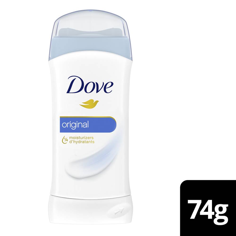 Dove Original 24h Invisible Solid Anti-Perspirant Stick (74 g)