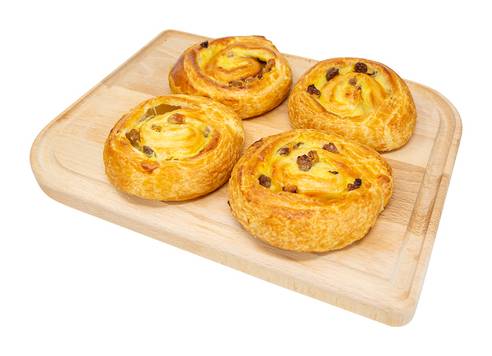 Raisin Butter Brioches (400 g, 4 ct)