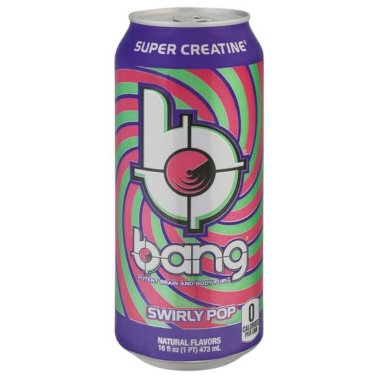 Bang Swirly Pop Energy Drink (16 fl oz)