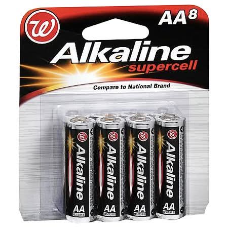 Walgreens Alkaline Supercell Aa Batteries (8 ct)