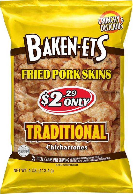 Baken-Ets Chicharrones Fried Pork Skins (traditional)