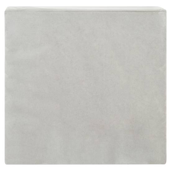 Amscan 2 Ply Silver Luncheon Napkins (40 ct)