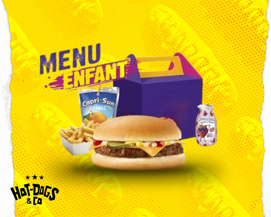 MENU KIDS HOT DOG
