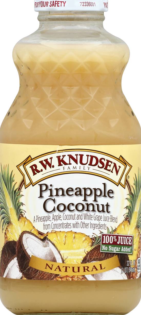 R.w. Knudsen Pineapple Coconut 100% Juice (32 fl oz)
