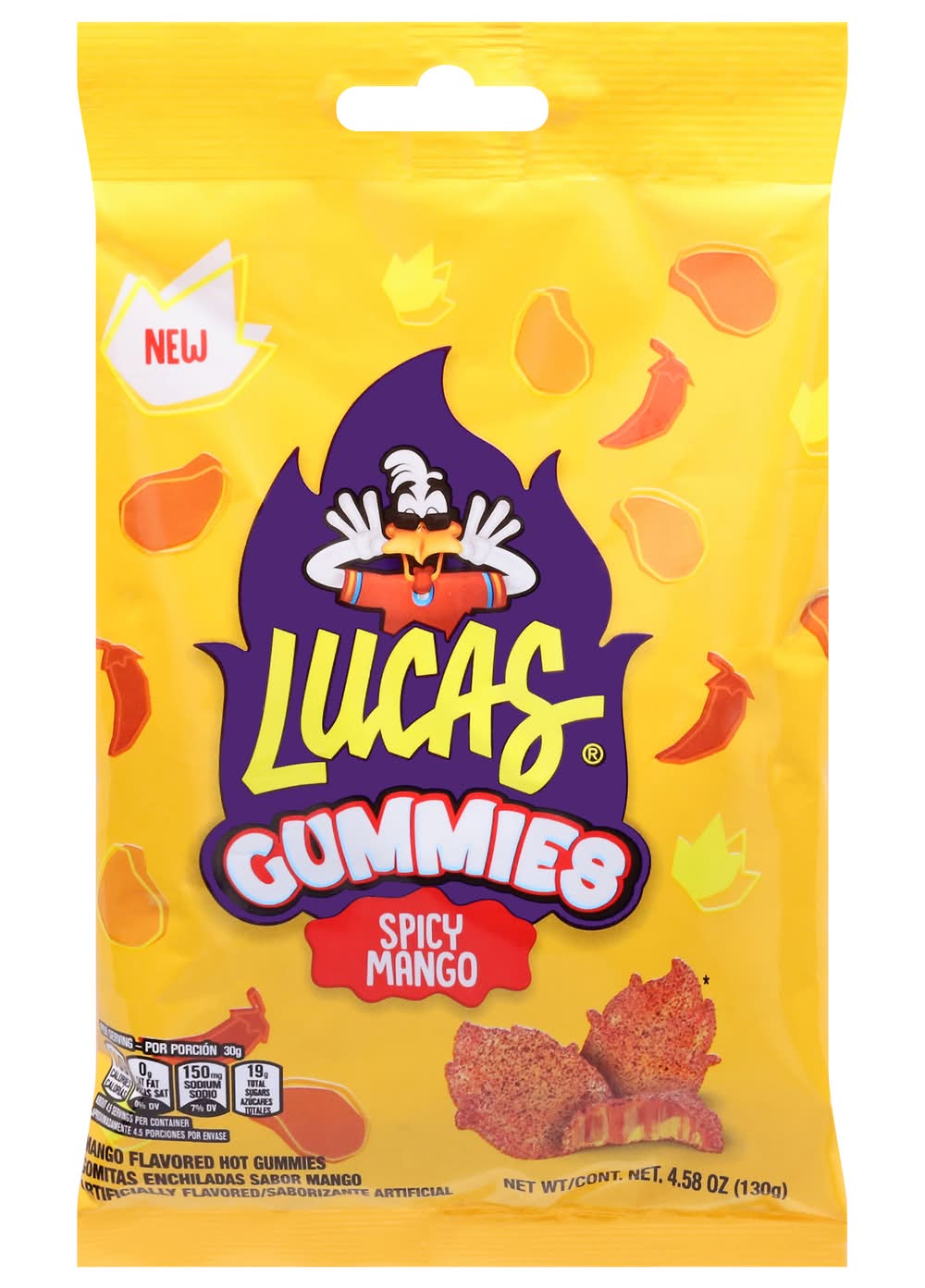 Lucas Hot Spicy Mango Gummies (4.58 oz)