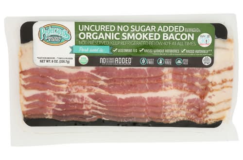 Pederson's Organic No Sugar Added Uncured Smoked Bacon