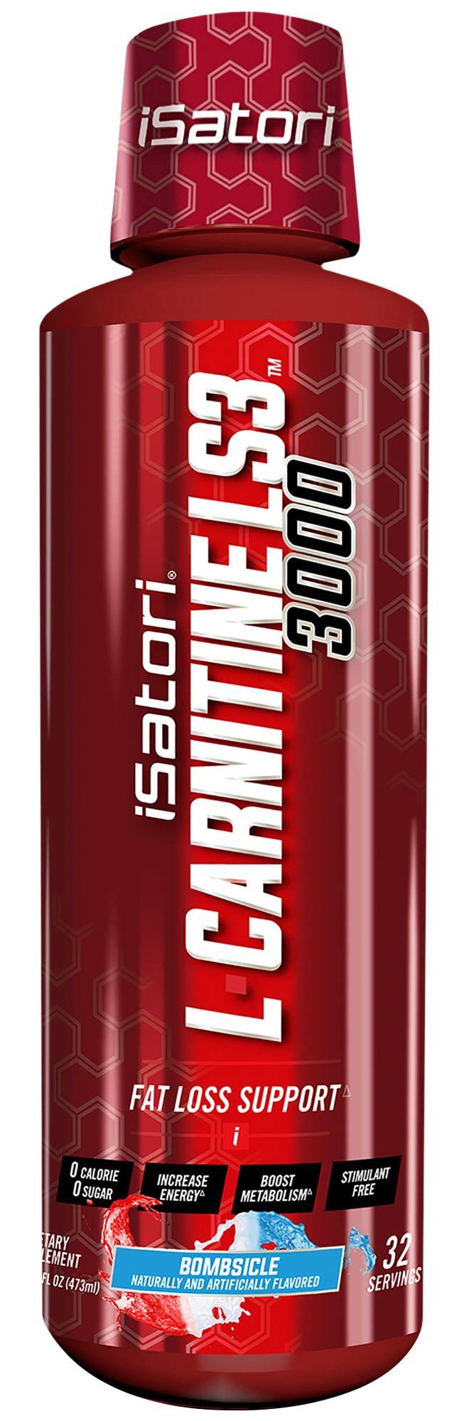 L-Carnitine Ls3 3000 Fat Loss Support - Bombsicle (32 Servings) | Postmates