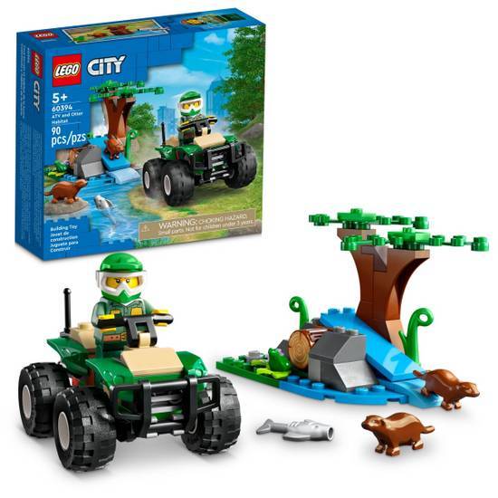 Lego City Atv and Otter Habitat 60394 Building Toy Set (90 pieces)