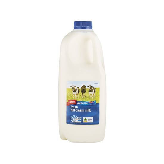 Coles Full Cream Milk 2L