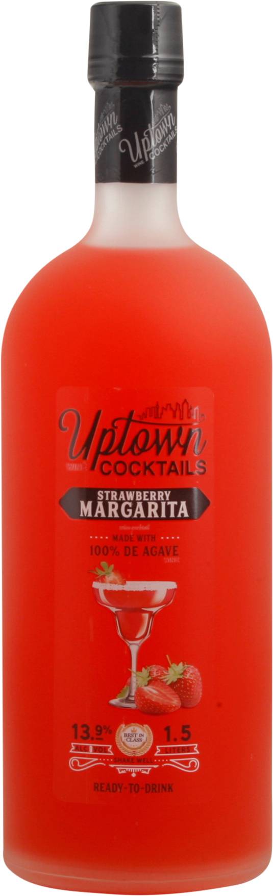 Uptown Cocktails Strawberry Margarita Liquor (1.5 L)