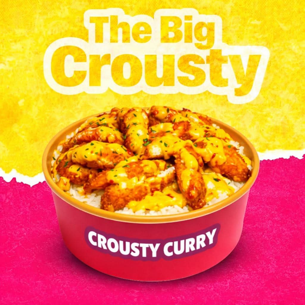 The Crousty Sauce Curry Taille XL 🟡💥