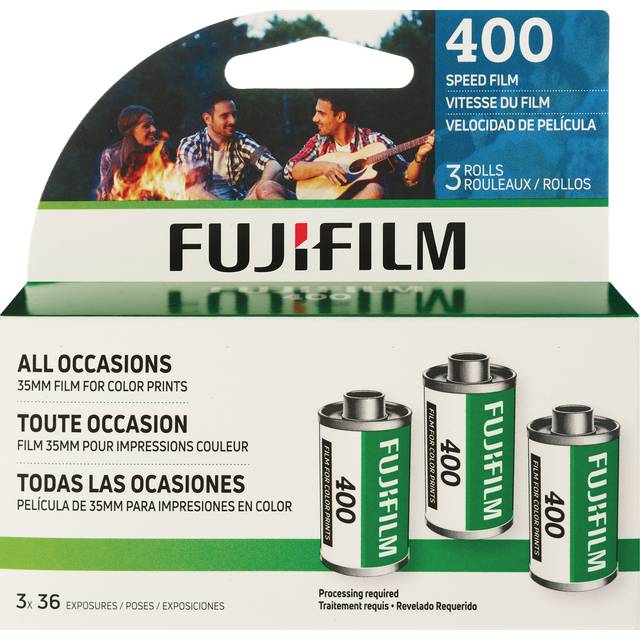FUJIFILM 3 pack 400 ISO 108 exp