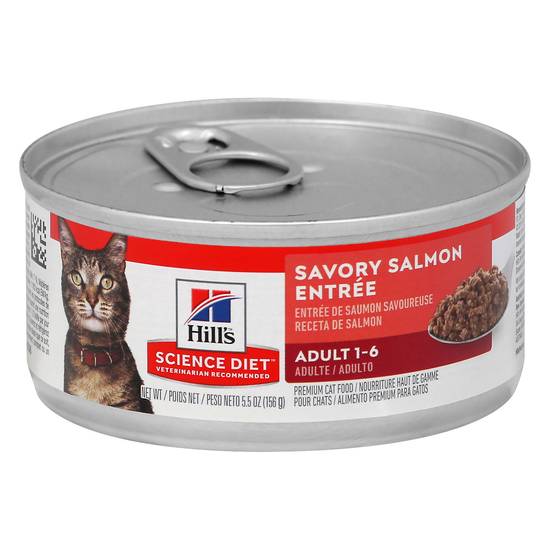 Science Diet Premium Savory Salmon Entree Adult 1-6 Cat Food