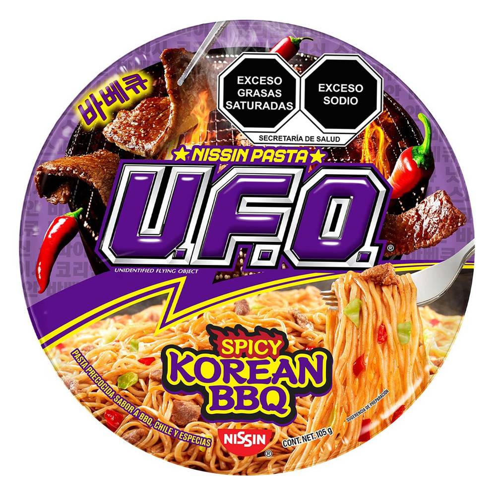 Nissin pasta ufo spicy korean bbq