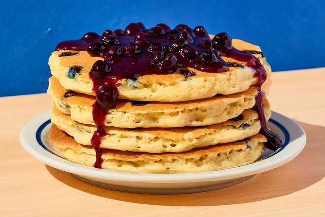 Double Blueberry Pancakes