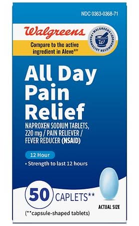 Walgreens All Day Pain Relief Cablets (50 ct)