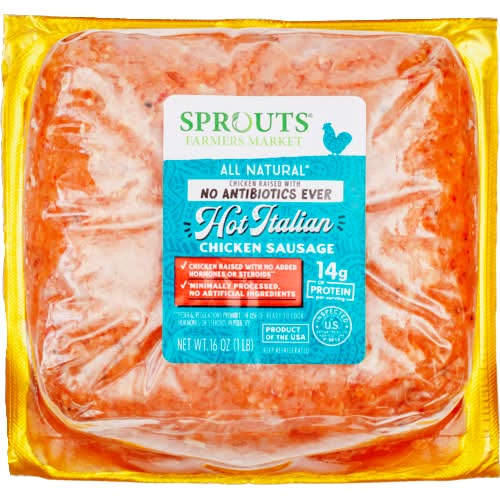 Sprouts Hot Italian Chicken Sausage