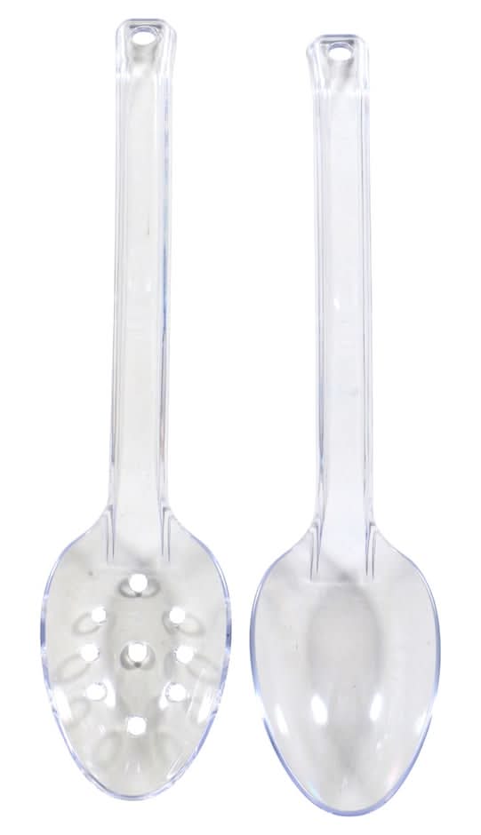 Caterer's Corner Slotted Spoon Set, Clear (2 ct)