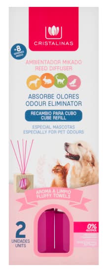 Cristalinas Pet Odor Eliminating Reed Diffuser Refills (2 x 30ml)