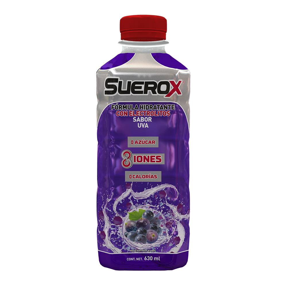 Suerox bebida hidratante (630 ml) (uva)