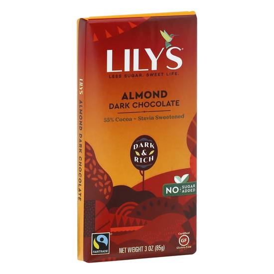 Lily's 55% Cocoa Dark Chocolate Almond