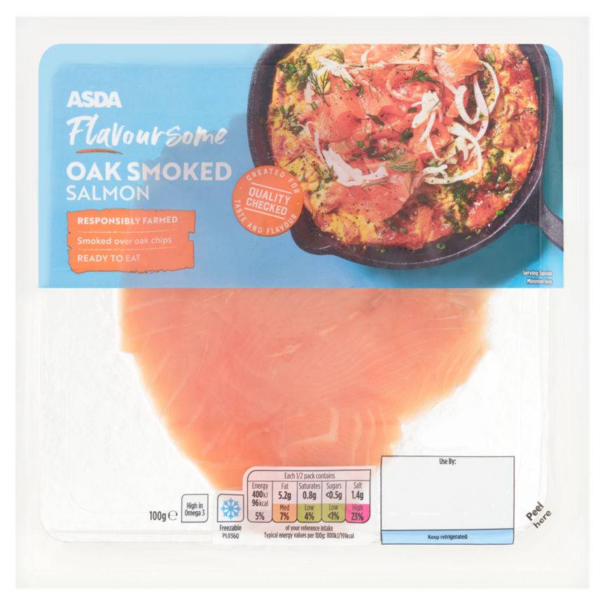 Asda Flavoursome Oak Smoked Salmon