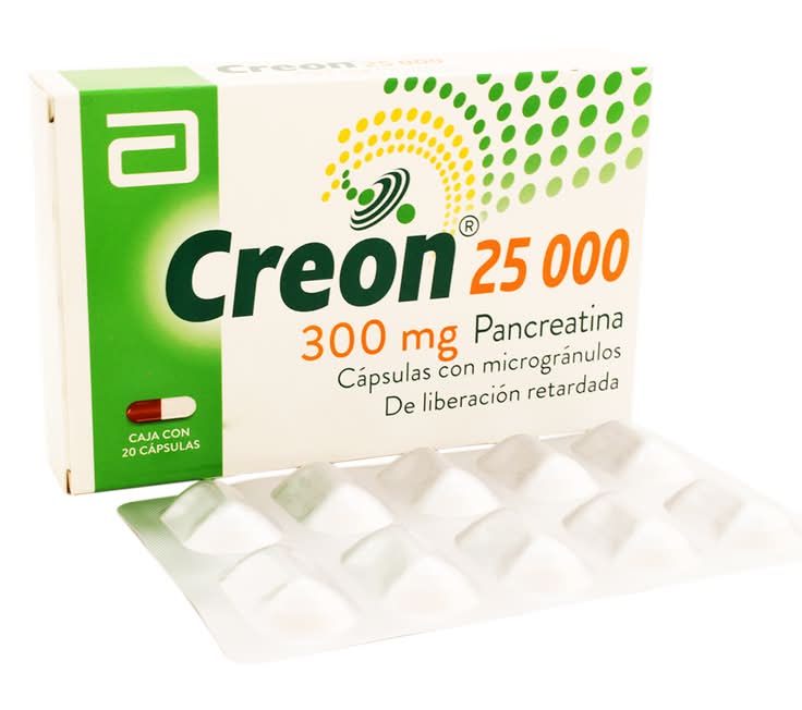 CREON 25 000 CAP 300MG CAJ*20
