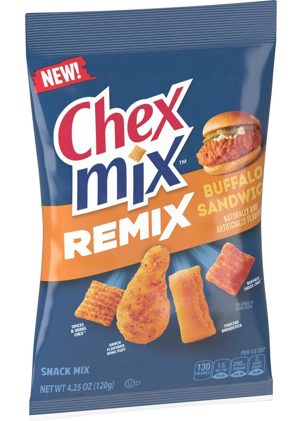 Chex Mix Remix Buffalo Sandwich Snack Mix pack (4.25 oz)