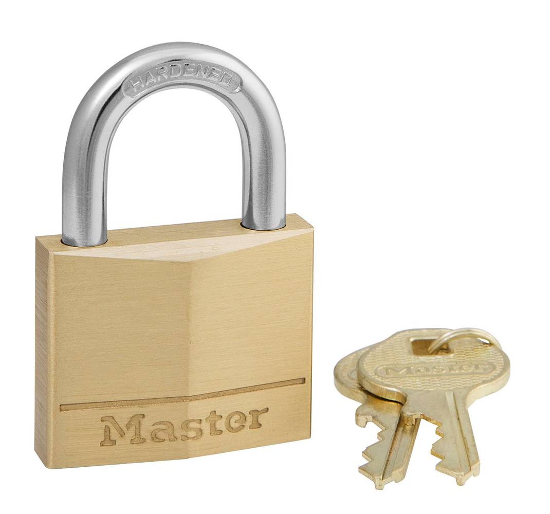 Master Lock Outdoor Keyed Padlock, 1-9/16-in Wide x 7/8-in Shackle | 140DHC
