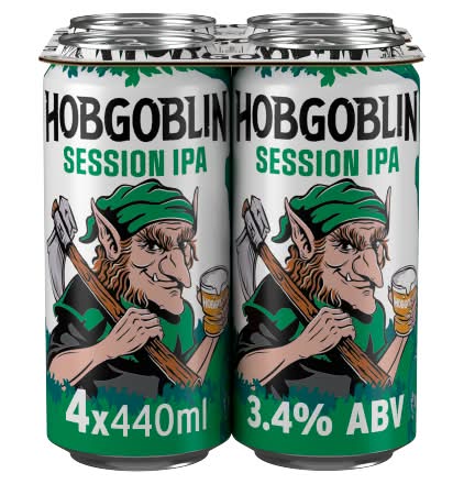 Hobgoblin Session Ipa Ale Beer (4 x 440ml)