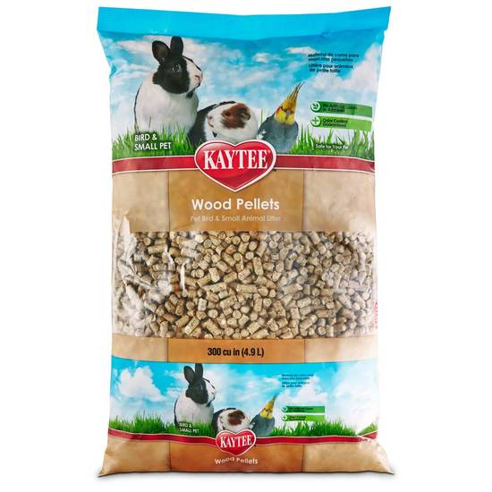 Kaytee Wood Pellets For Birds and Small Animals (4.9 L)