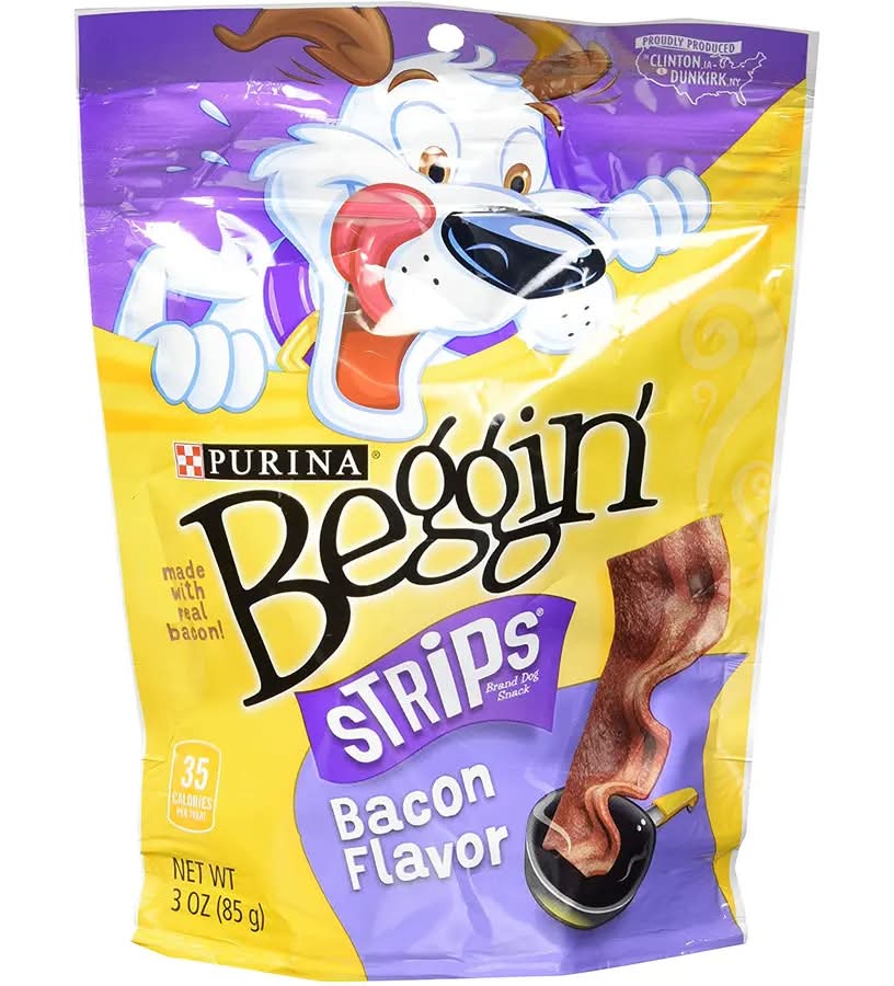 Beggin' Strips Real Meat Dog Treats Bacon