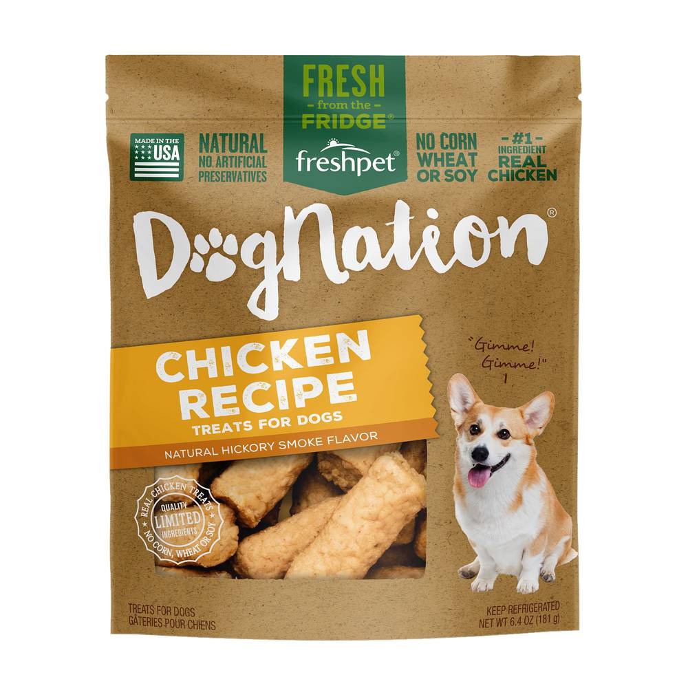 Freshpet Dog Nation Fresh Adult Dog Treat - Chicken (Flavor: Chicken, Size: 6.4 Oz)