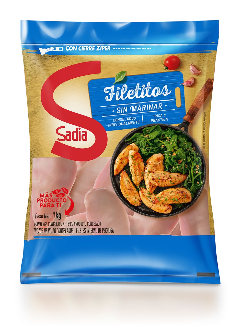 Sadia · Filetito de pollo sin marinar (1 kg)
