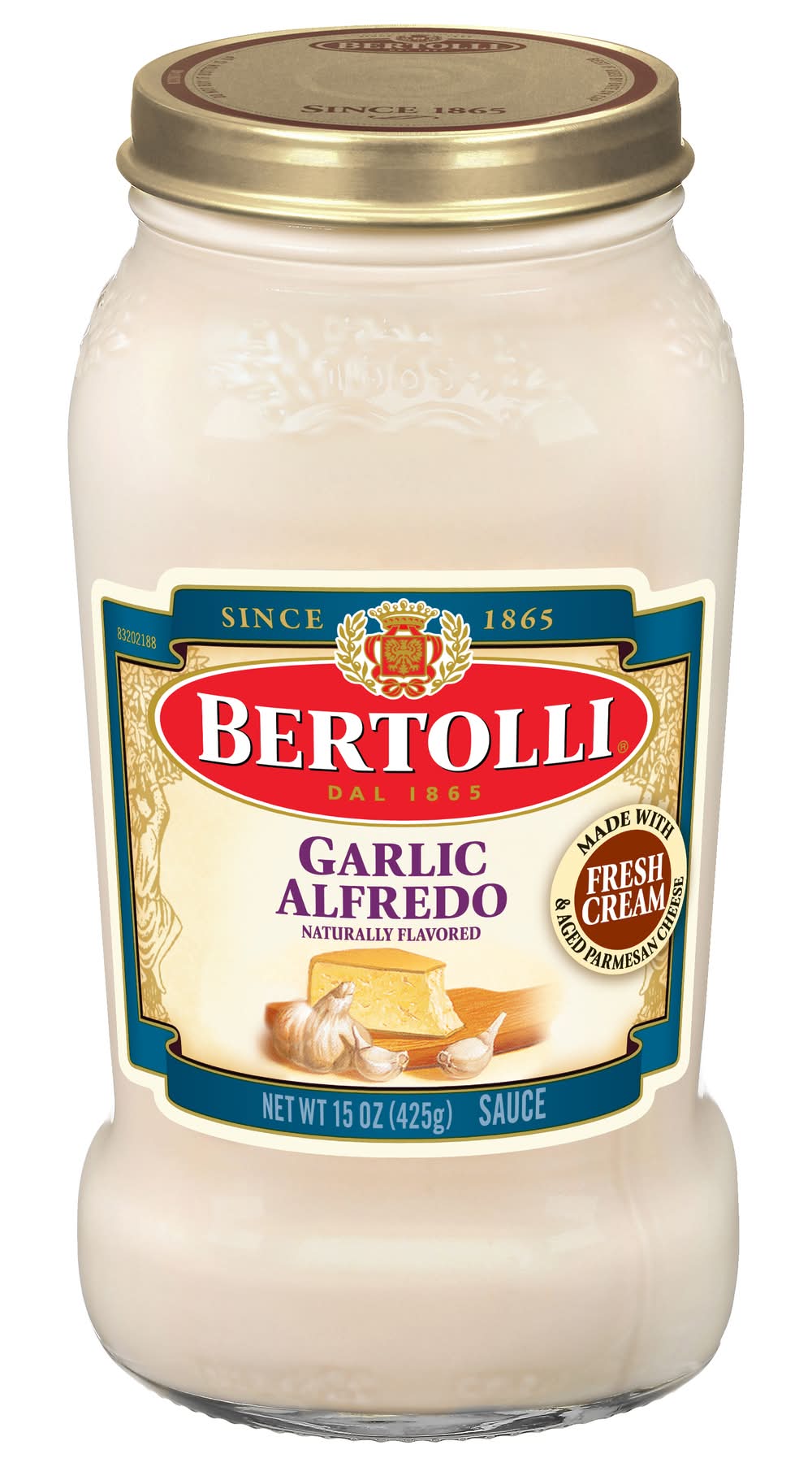 Bertolli Sauce, Garlic Alfredo (15 oz)