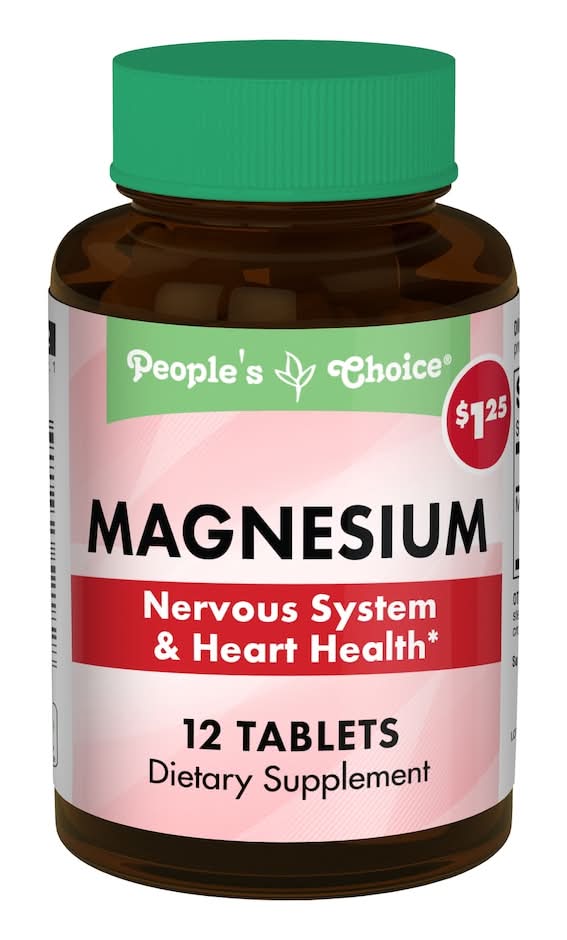 People's Choice Magnesium Support Tablets (12 ct)