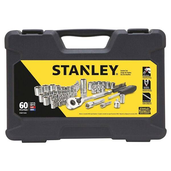 Stanley Drive Socket Set (60 ct)