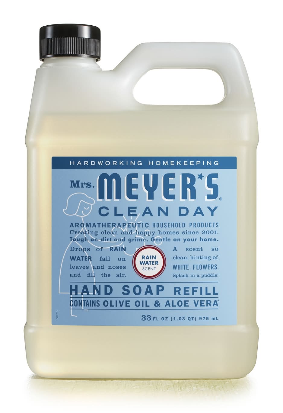 Mrs. Meyer'S Clean Day Rain Water Scent Hand Soap Refill 33 Oz