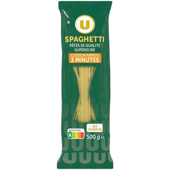 Les Produits U - Spaghetti pâtes de qualité supérieure