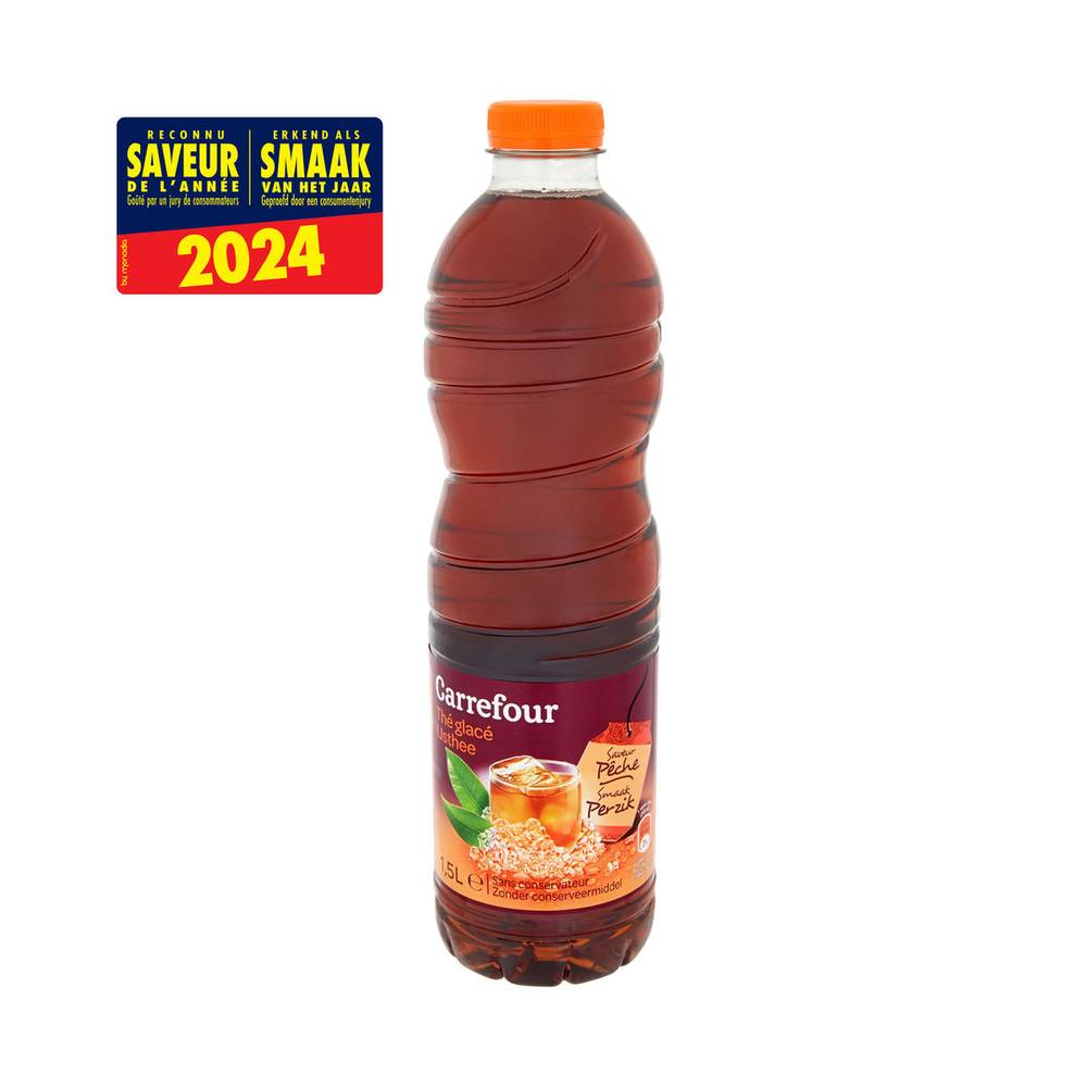 Carrefour Thé Glacé Saveur Pêche 1.5 L