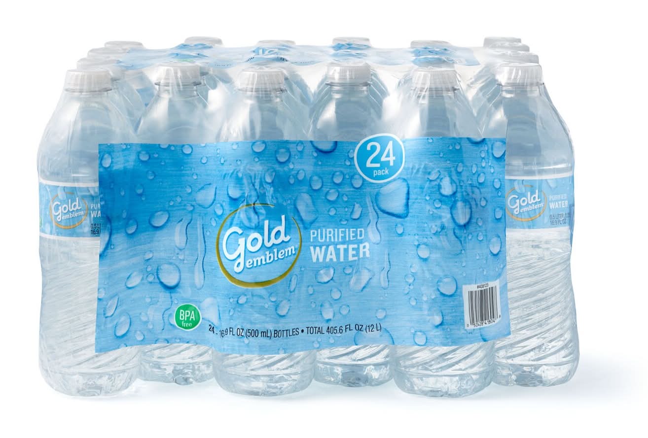 Gold Emblem Purified Water (24 x 16.9 fl oz)